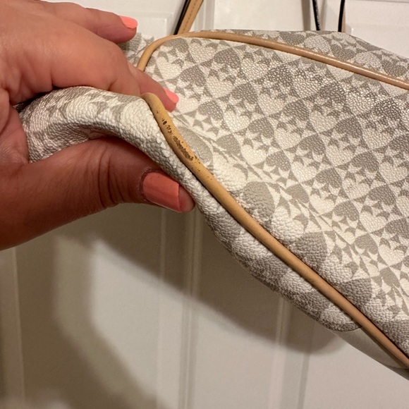 Kate Spade Margareta Gray/White Penn Tote Bag - Picture 7 of 16